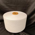 Ne 20s Raw White CVC Yarn Regenerated Cotton Yarn For Making Sturdy Canvas
