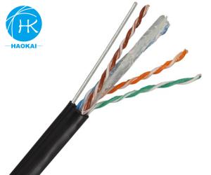 Wholesale Jelly Filled UTP CAT6 Cable With Messsenger Outdoor Aerial Network Cable from china suppliers