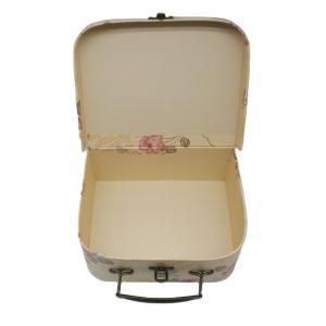Wholesale Kawayi Cute Mini Rigid Cardboard Suitcase Gift Box For Kids Printing Handling Stamping from china suppliers