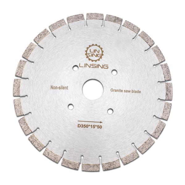 Wet/Dry Cutting Diamond Powder Alloy Steel Saw Blade for Granite D350MM 400MM