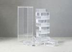Wholesale Indoor Parlour Game Clear Lucite Acrylic Tumbling Tower