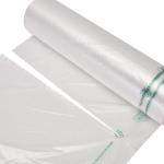 Clear Food Packing Flat Poly Bags On Rolls Bio Degradable HDPE Material And
