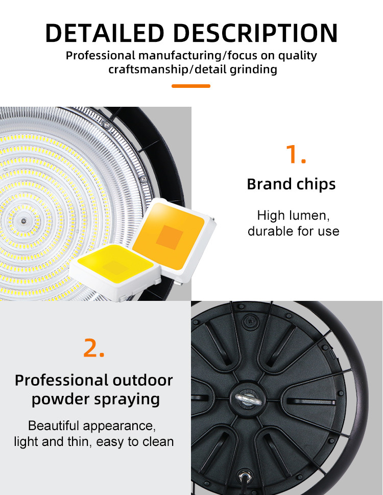 KCD Warehouse Commerical IP65 Waterproof High Lumens Hot Sale 100w 150w 200w 300w Industrial Dimmable LED High Bay Light