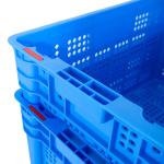 Customized Logo Eco-Friendly Vented Plastic Basket for Fresh Food Distribution