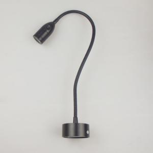 Wholesale IP40 surface mounted bed reading light flexible bedside wall light 3W Interior LED headboard wall light hotel from china suppliers