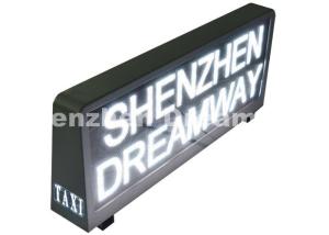 Wholesale Energy Saving taxi top led display / P5 SMD2727 taxi advertising signs Nationstar 7,500 nits from china suppliers