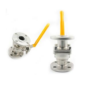 Wholesale Engineering Hygienic Two Piece Flanged Ball Valve Cf8m 1000 Wog from china suppliers