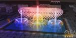 Music led light landscaping water fountain