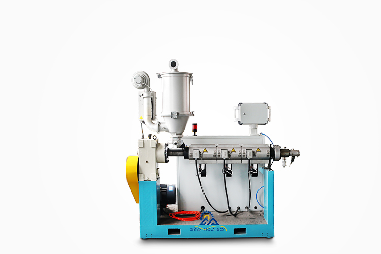65 Rpm Plastic Single Screw Extruder For PP PE Corrugated Pipe Manufacturing Plant