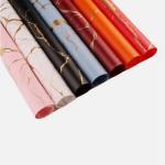 wholesale gold marbling flower wrapping paper waterproof Floral materials gift