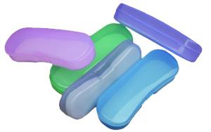 Wholesale clamshell clear plastic spectacles cases with light weight for wholesale from china suppliers