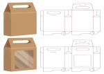 Greaseproof 80gsm Paper Bags With Clear Window
