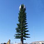 Tubular Steel Hidden Cell Towers For Telecommunication