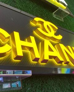 Wholesale Custom 3D Stainless Steel Letters Sign Logo Gold Signage for Snow Outdoor Store Front 28C from china suppliers