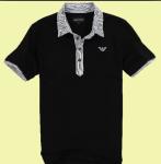 Breathable Cotton POLO T Shirts For Men American Style / Embroidering Logo