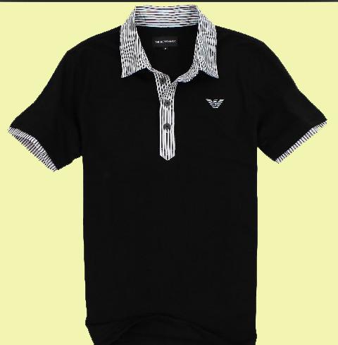 Breathable Cotton POLO T Shirts For Men American Style / Embroidering Logo
