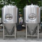 1000L stainless steel Beer Fermentation Tank beer fermenter 2.63m high