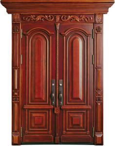 Wholesale steel wood security armored door from china suppliers