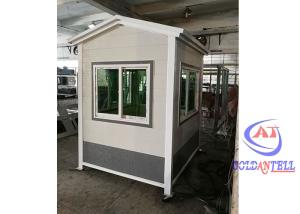 Wholesale OEM Size Security Cabin Guard House Shack Outdoor Portable Temporary Kiosk from china suppliers