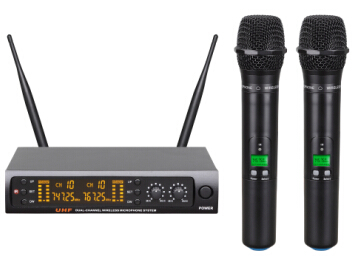 excellent quality 878 wireless microphone system UHF IR 200 channel colorful handheld