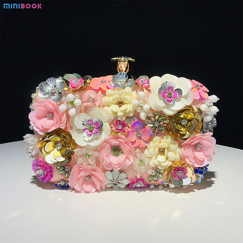 Handmade Acrylic Evening Clutch Bag For Women Formal Party Rattan Evening With Silks And Satins Bag Bucket Evening Bag