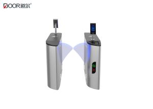 Wholesale 304 Full Ss Brushed Retractable Flap Barrier Waist Height Turnstile Ac220v/110v from china suppliers