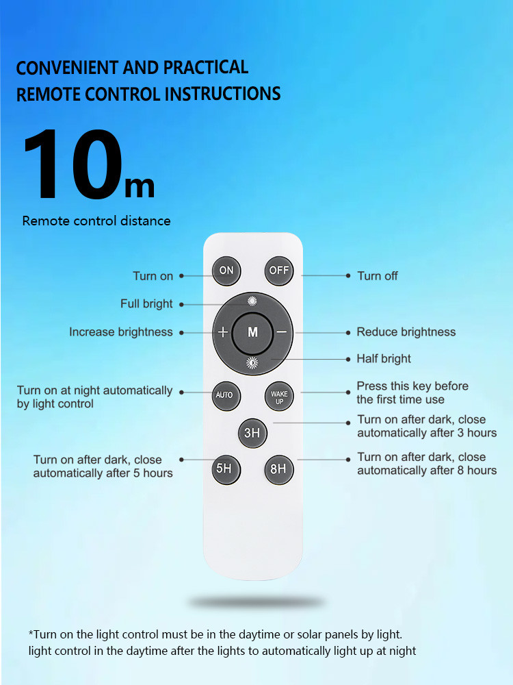 KCD Led Solar Street Light Complete Set Solar Street Light External LiFePo4 Lithium Battery Under The Solar Panel