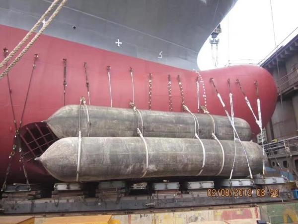 ISO14409 Ship Airbag Inflatable Marine Lifting Salvage Rubber Airbag For Ship