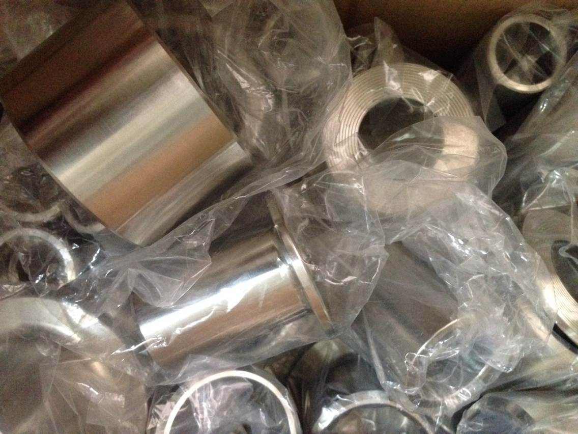 Butt Welding Duplex Stainless Steel Pipe Fittings Long And Short Lap Joint Stub Ends