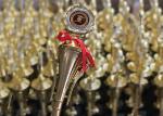 Sportsman Awarding Plastic Award Cups Trophies , Gold Plated Sports Cup Trophy