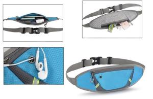 Wholesale Nylon Material Sport Waist Bag With Headphone Cable Through Hole from china suppliers