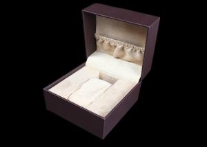 Wholesale Recyclable Brown Ladies Watch Storage Box , High Grade Luxury Watch Case from china suppliers