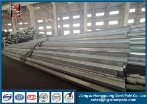 Wholesale Q355 Polygonal Hot Dip Galvanized Tubular Steel Pole 500kgs Design Load from china suppliers