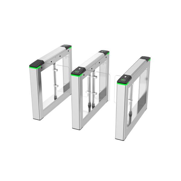 Zento Swing Barrier Gates Turnstile Access Control With Card Reader for Gym Building