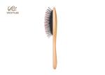 Slender Oval Shape 23cm Wooden Handle Hair Brush