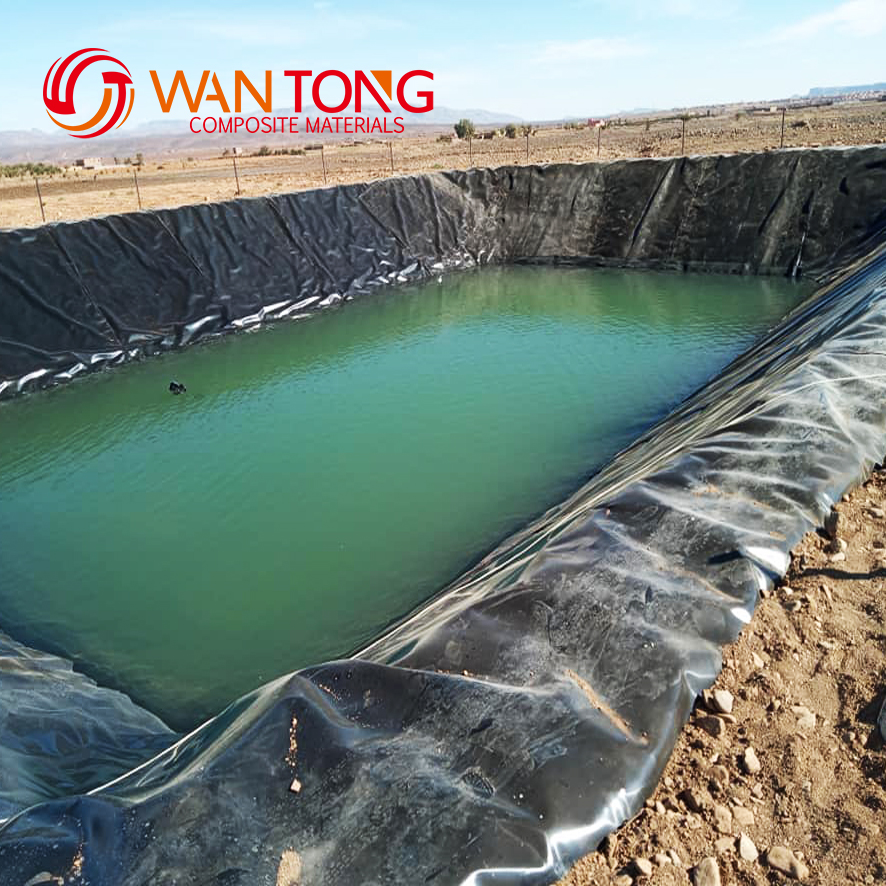 Waterproofing Landfill Biodigester Liners Geomembrane with Standard GB/ASTM GRI-GM13