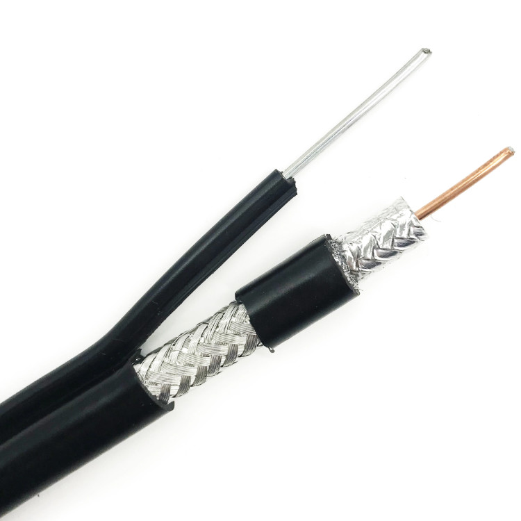 Bare Copper Male RG6 RG11 RF CATV F6 Coaxial TV Cable