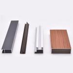 Mill Finished 6063 Aluminium Door Frames Wood Grain Aluminium Sliding Door
