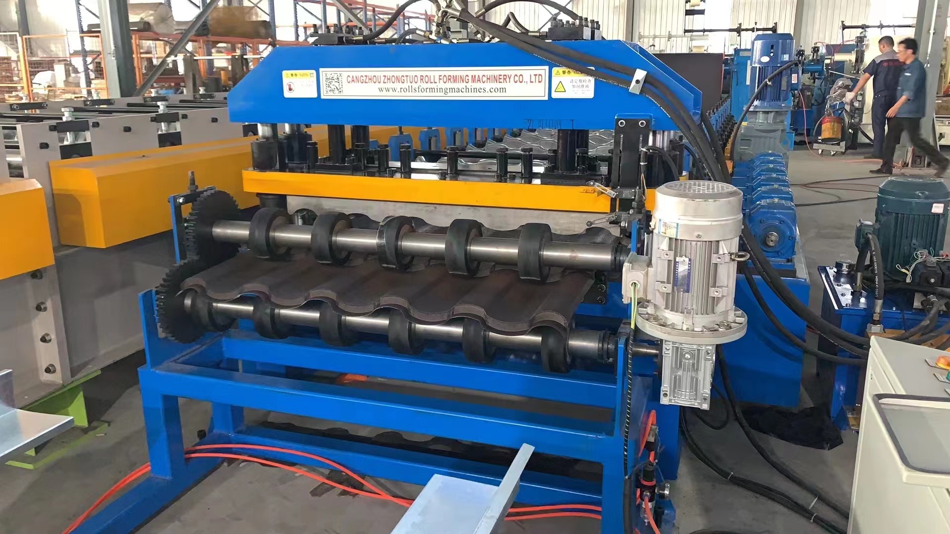 step tile machine