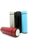 Wide Mouth Stainless Steel Flask Bottle 500ml Skinny Soft Touch Surface