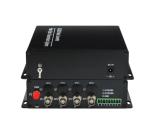 4K SDI broadcast fiber video converter , 4Ch 4K SDI video transmitter support