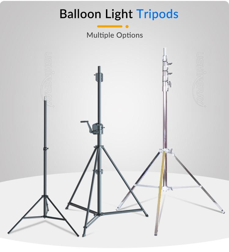 High Power Led Balloons 1200W Electric Light Tower For Night Construction