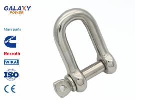 Wholesale High - Strength Transmission Line Accessories Stainless Steel D Shackle from china suppliers