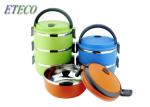 Insulated Stainless Steel Food Containers , Portable Multi Layer Lunch Box