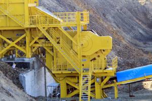 Wholesale Large Crushing Ratio Jaw Crusher Machine , Quarry Jaw Crusher High Eliability from china suppliers
