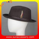 8141088 Sun Accessory customized winner fashion 100% Australia wool felt fedora