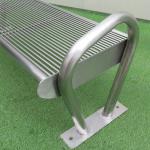 L1540W600H570mm Steel Garden Benches