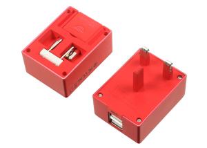 Wholesale 5V 2.4A AU UK US EU AC Surge Travel Plug Adapter , All In One World Travel Adapter from china suppliers