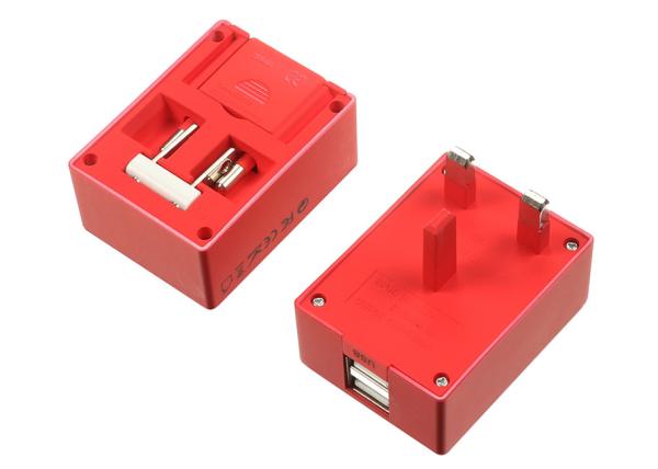5V 2.4A AU UK US EU AC Surge Travel Plug Adapter , All In One World Travel