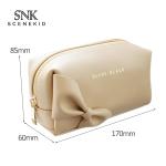 Waterproof PU Leather Cosmetic Bag Blanks Toiletry Bag For Travel